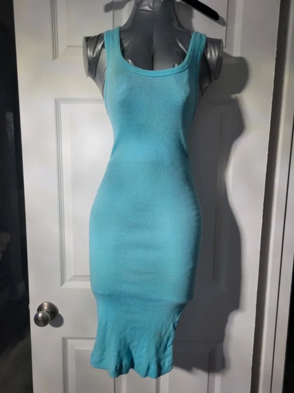 Light blue tank dress